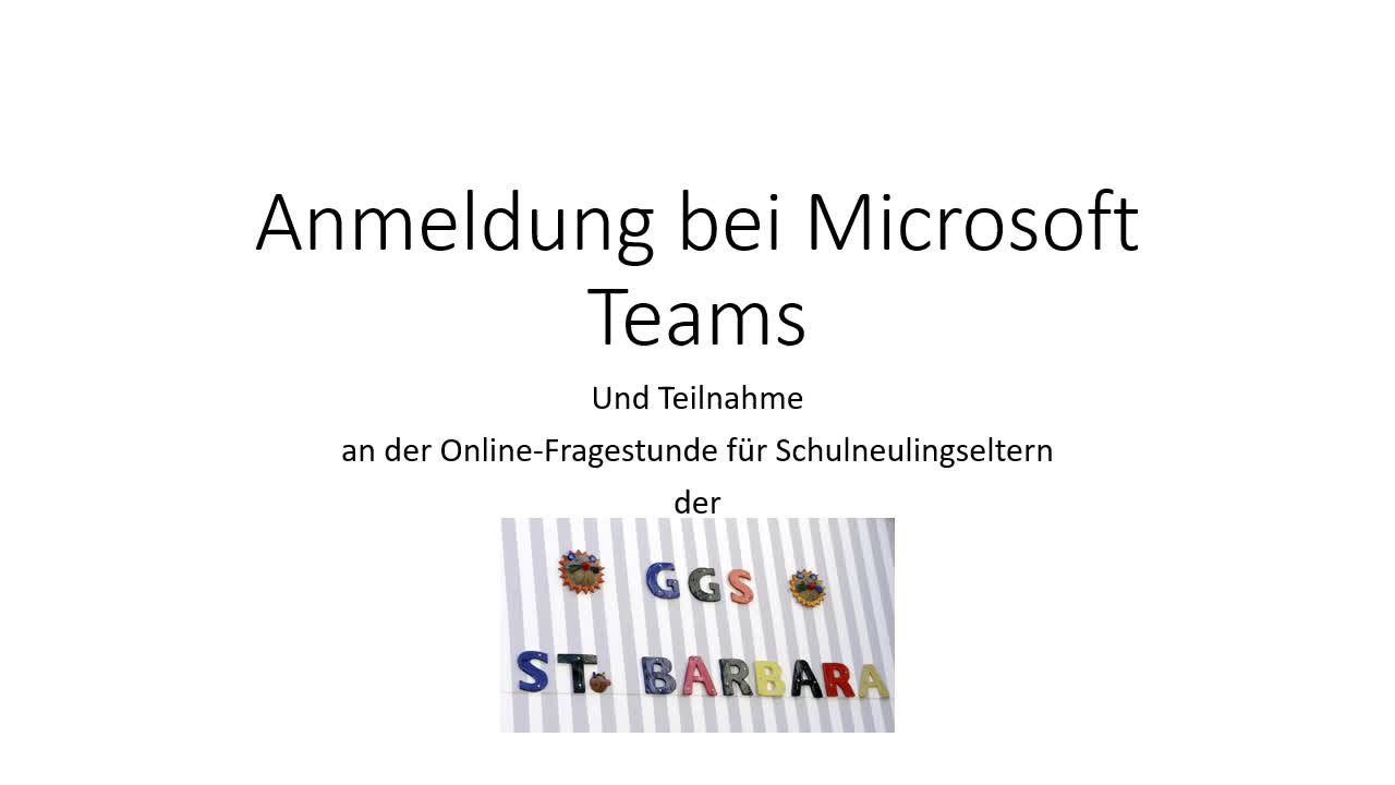 Anleitung zur Einrichtung von Microsoft Teams